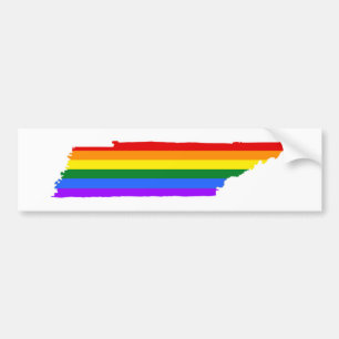 Tennessee Gay Pride Bumper Sticker