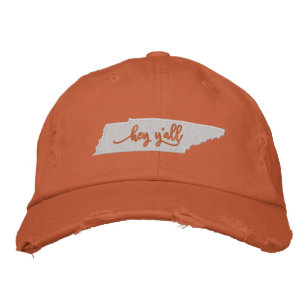 Tennessee Hey Y'all Hat - Orange