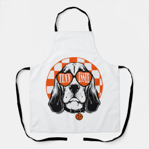 Tennessee Hound Orange White Rocky Top TN Dog Apron