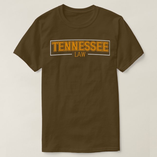 Tennessee Law Attorney s Lawyer College Bar Gradua T-Shirt (Design Front)