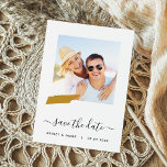 Tennessee Map Photo Wedding Save the Date Card<br><div class="desc">Let guests know to save the date for your wedding with this pretty minimalist photo card with a map outline of the location of your event.</div>