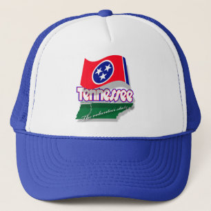 Tennessee mapflag cap
