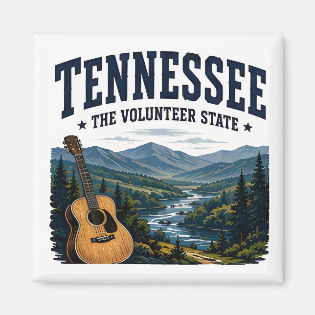 Tennessee Mountain Music Journey Magnet (Front)