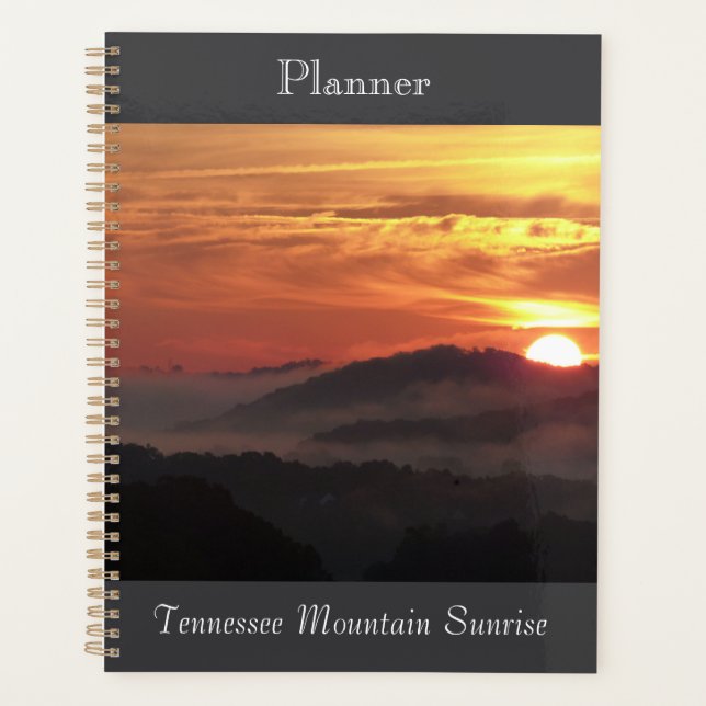 Tennessee Mountain Sunrise Planner (Front)
