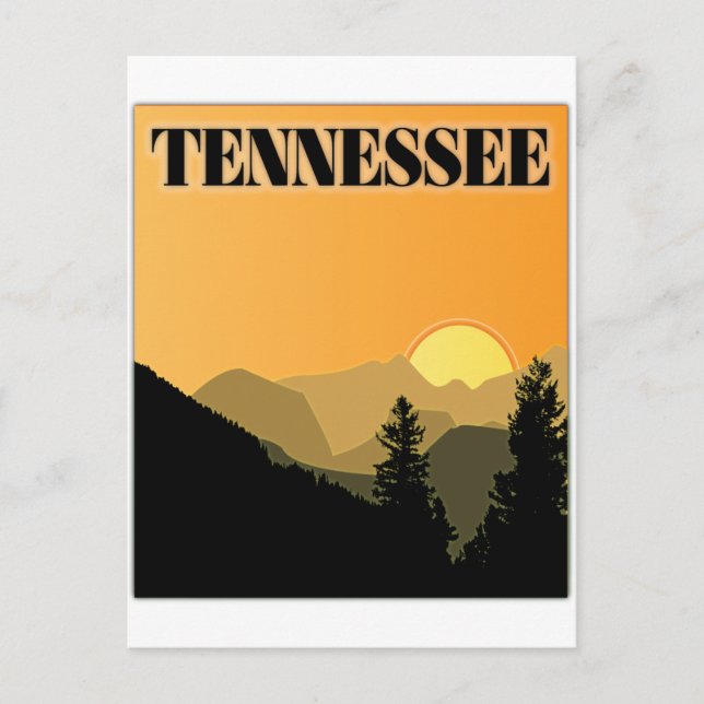 Tennessee Mountains Postcard (Front)