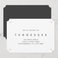Tennessee New Home We've Moved Announcement