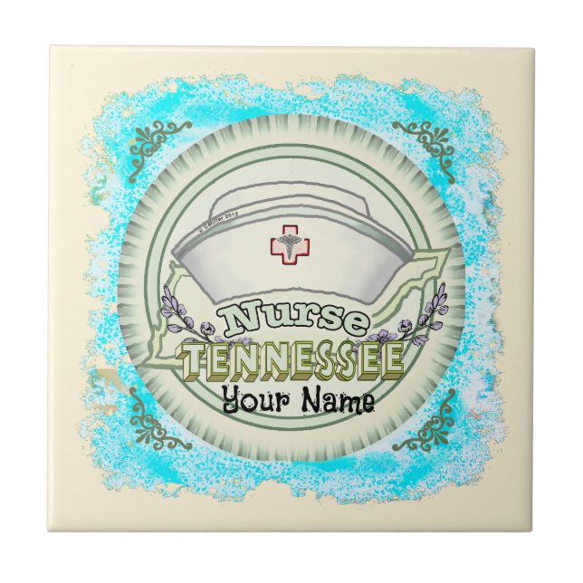 Tennessee Nurse Tile (Front)