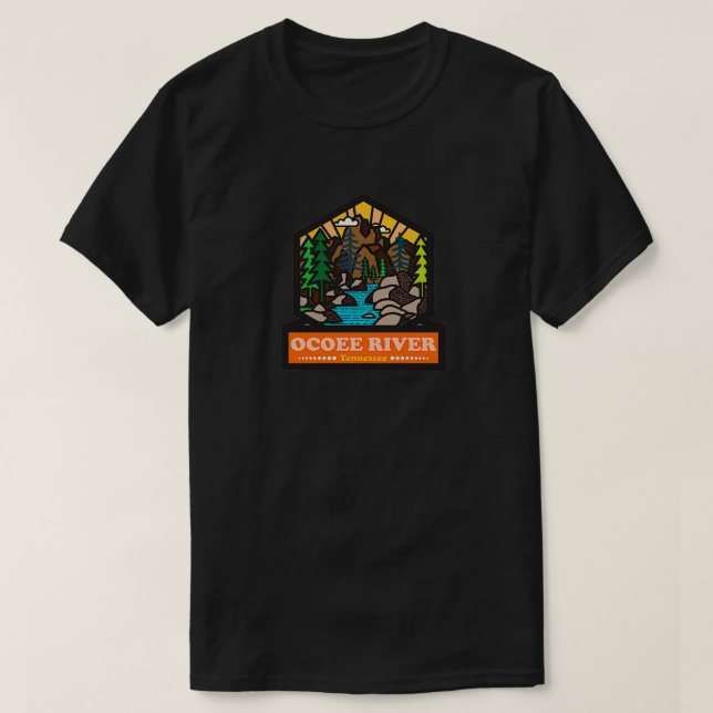 Tennessee Ocoee River T-Shirt (Design Front)