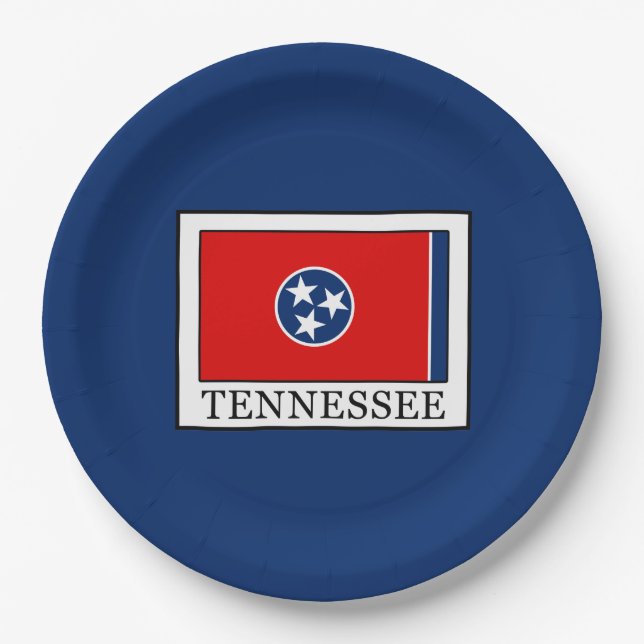 Tennessee Paper Plate (Front)