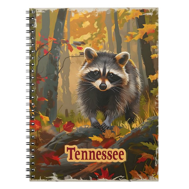 Tennessee Racoon Notebook (Front)