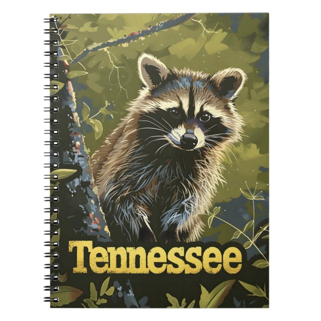 Tennessee Racoon Notebook (Front)