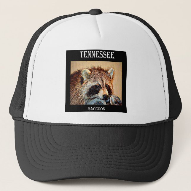 Tennessee Racoon Trucker Hat (Front)