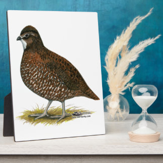 Tennessee Red Quail Plaque