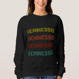 Tennessee Retro Typography American State Sweatshirt