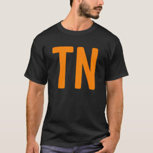 Tennessee Shirt Simple TN Orange State Pride Fan T