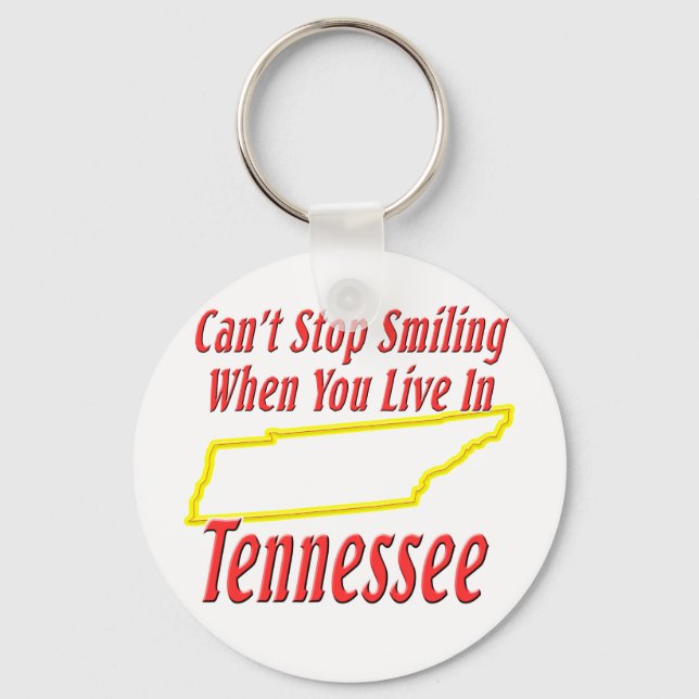Tennessee - Smiling Key Ring (Front)