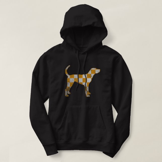 Tennessee Smokey Hound Dog  Hoodie (Design Front)