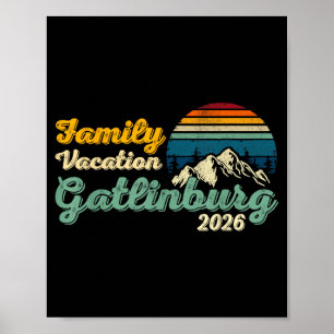 Tennessee smoky mountains family vacation 2025 poster