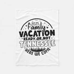 Tennessee Smoky Mountains Family Vacation Gatlinbu Fleece Blanket