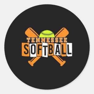 Tennessee Softll _5  Classic Round Sticker