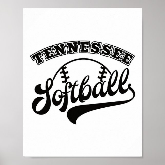 Tennessee Softll - Softll Fan  Poster (Front)