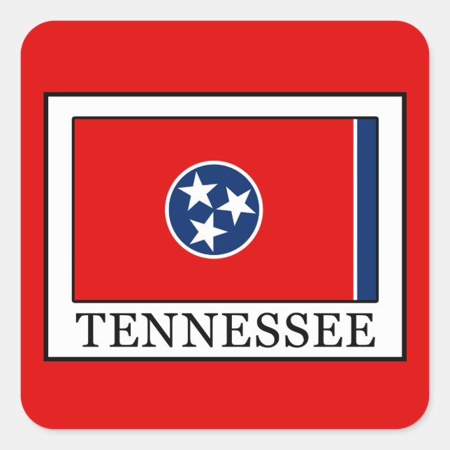 Tennessee Square Sticker (Front)