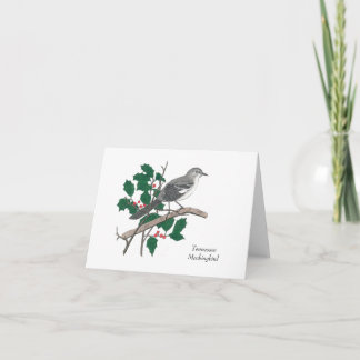 Tennessee State Bird: Mockingbird Thank You Card