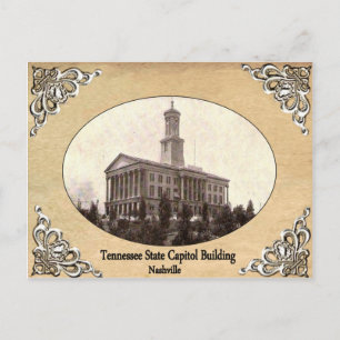 Tennessee State Capitol Building Old Postcard