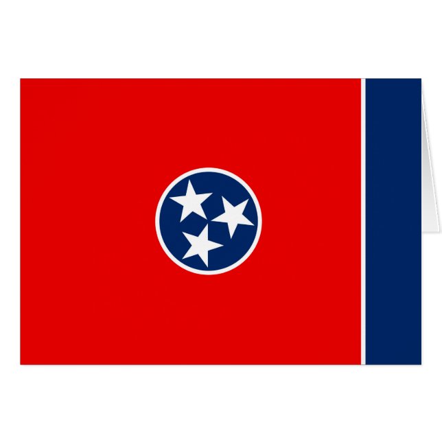 Tennessee State Flag Design (Front Horizontal)