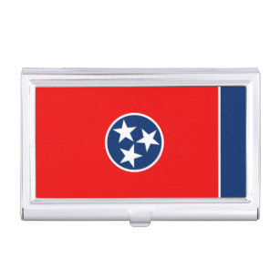 Tennessee State Flag Design Business Card Holder
