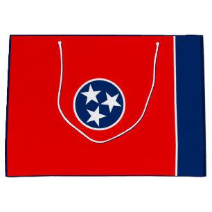 Tennessee State Flag Design Large Gift Bag