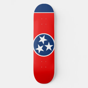 Tennessee State Flag Design Skateboard