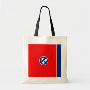 Tennessee State Flag Design Tote Bag