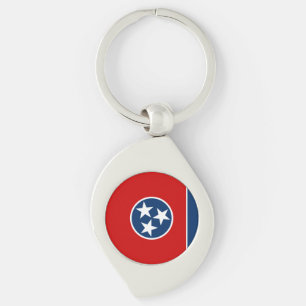 Tennessee State Flag Key Ring