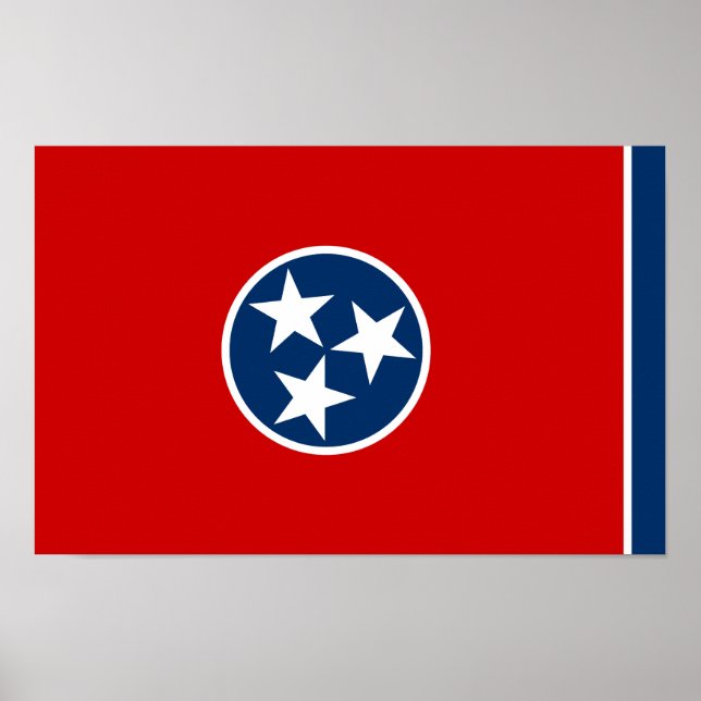 Tennessee State Flag Poster (Front)