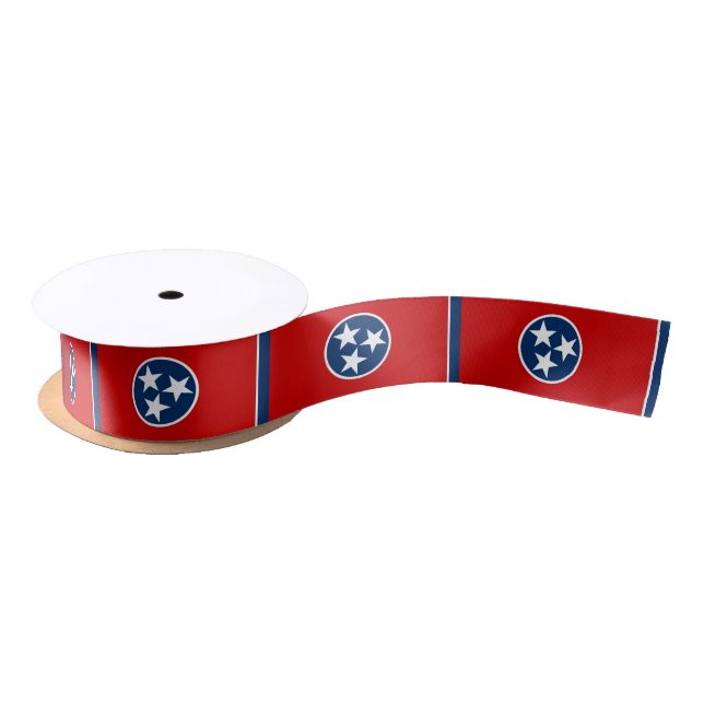 Tennessee State Flag Satin Ribbon (Spool)