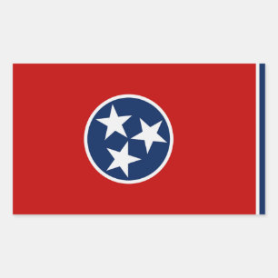 Tennessee State Flag Sticker