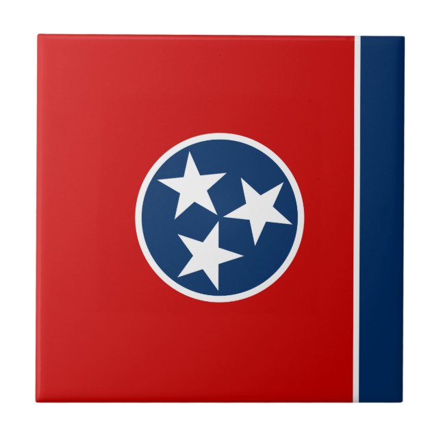 Tennessee State Flag Tile (Front)