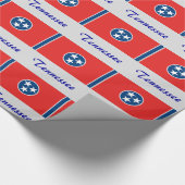 Tennessee State Flag Wrapping Paper (Corner)