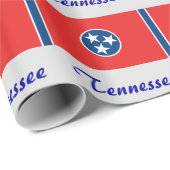 Tennessee State Flag Wrapping Paper (Roll Corner)