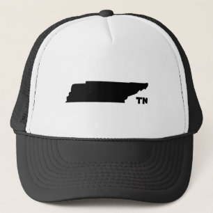 Tennessee State Shape Trucker Hat with TN Logo