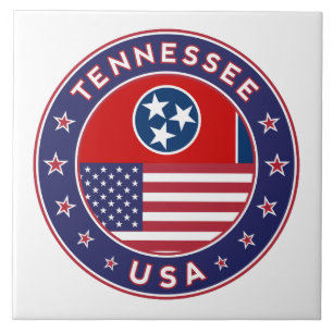 Tennessee sticker, phone case, tote bag, clock tile