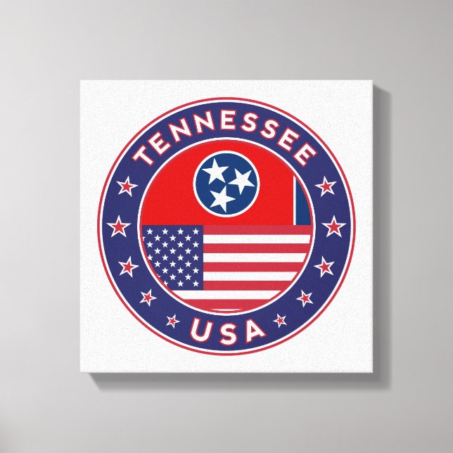 Tennessee, Tennessee poster, canvas Print (Front)
