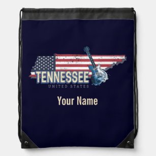Tennessee United States Retro State Vintage USA Drawstring Bag
