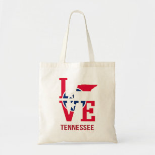Tennessee USA State Love Tote Bag