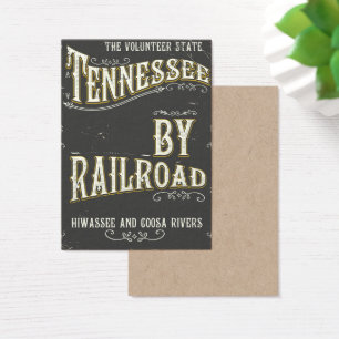 Tennessee USA vintage Railroad poster
