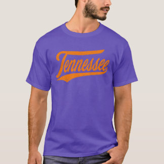 Tennessee Varsity Script Vintage Retro Sports Jers T-Shirt