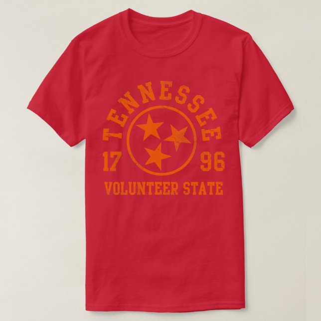 Tennessee Volunteer State 1796 T-Shirt (Design Front)