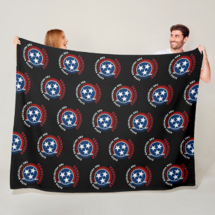 TENNESSEE VOLUNTEER STATE FLAG FLEECE BLANKET