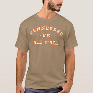 Tennessee Vs All Yall Sports Retro Vintage Souther T-Shirt